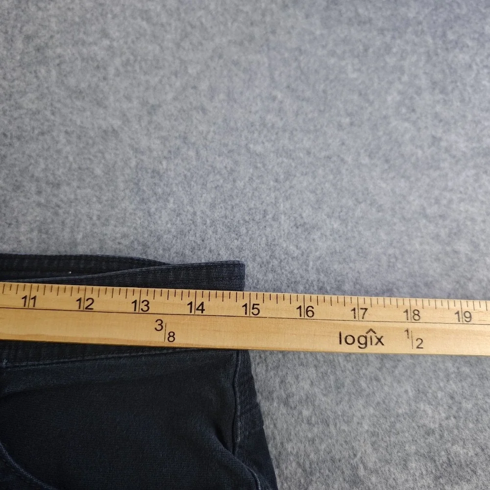 Duluth Flex Fire Hose Pants Mens 30x30 Slim Fit Black Solid Straight Stretch